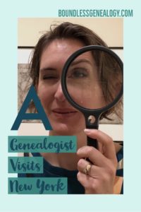 A Genealogist in NYC -- Boundless Genealogy
